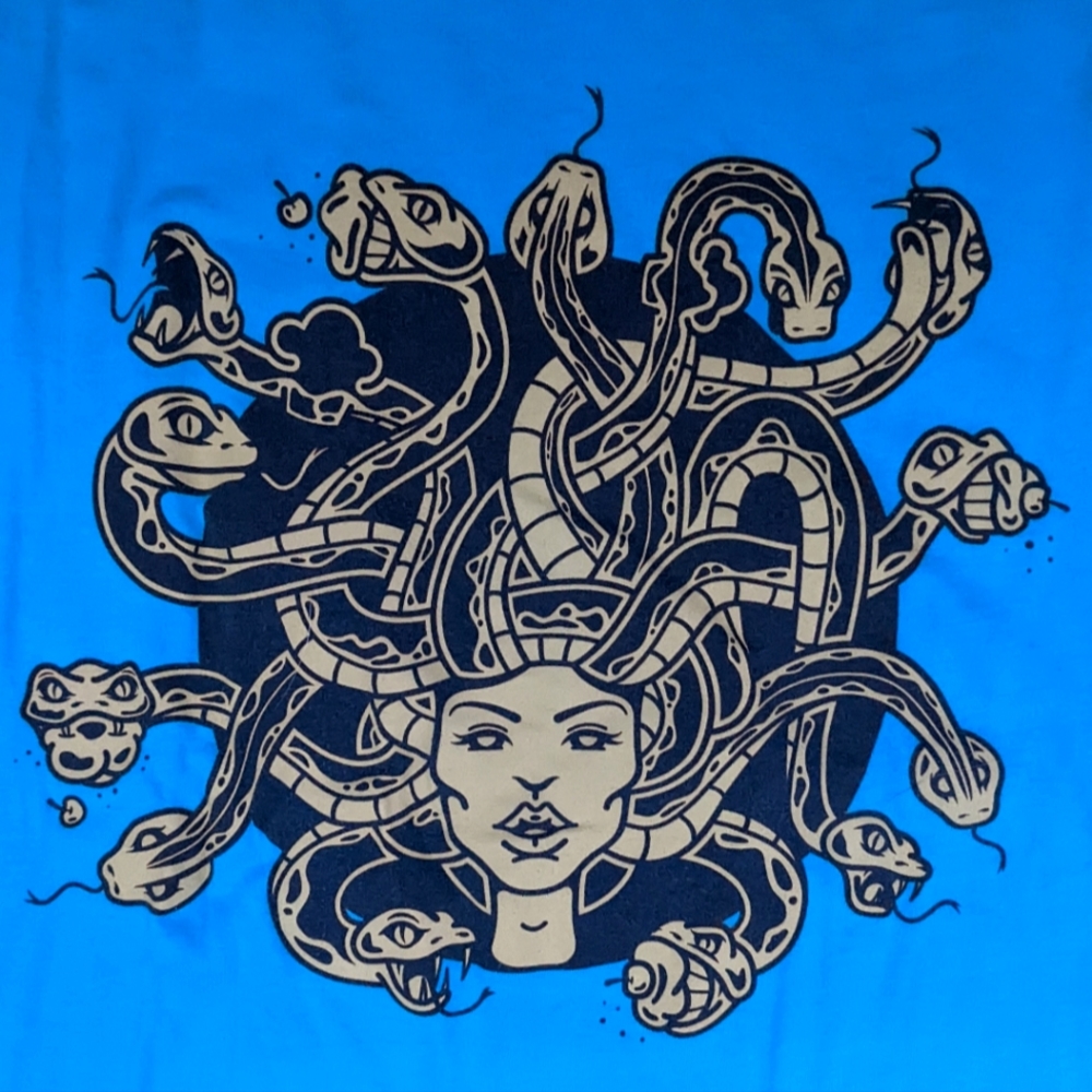 Johnny cupcakes shirt (Medusa inspired)